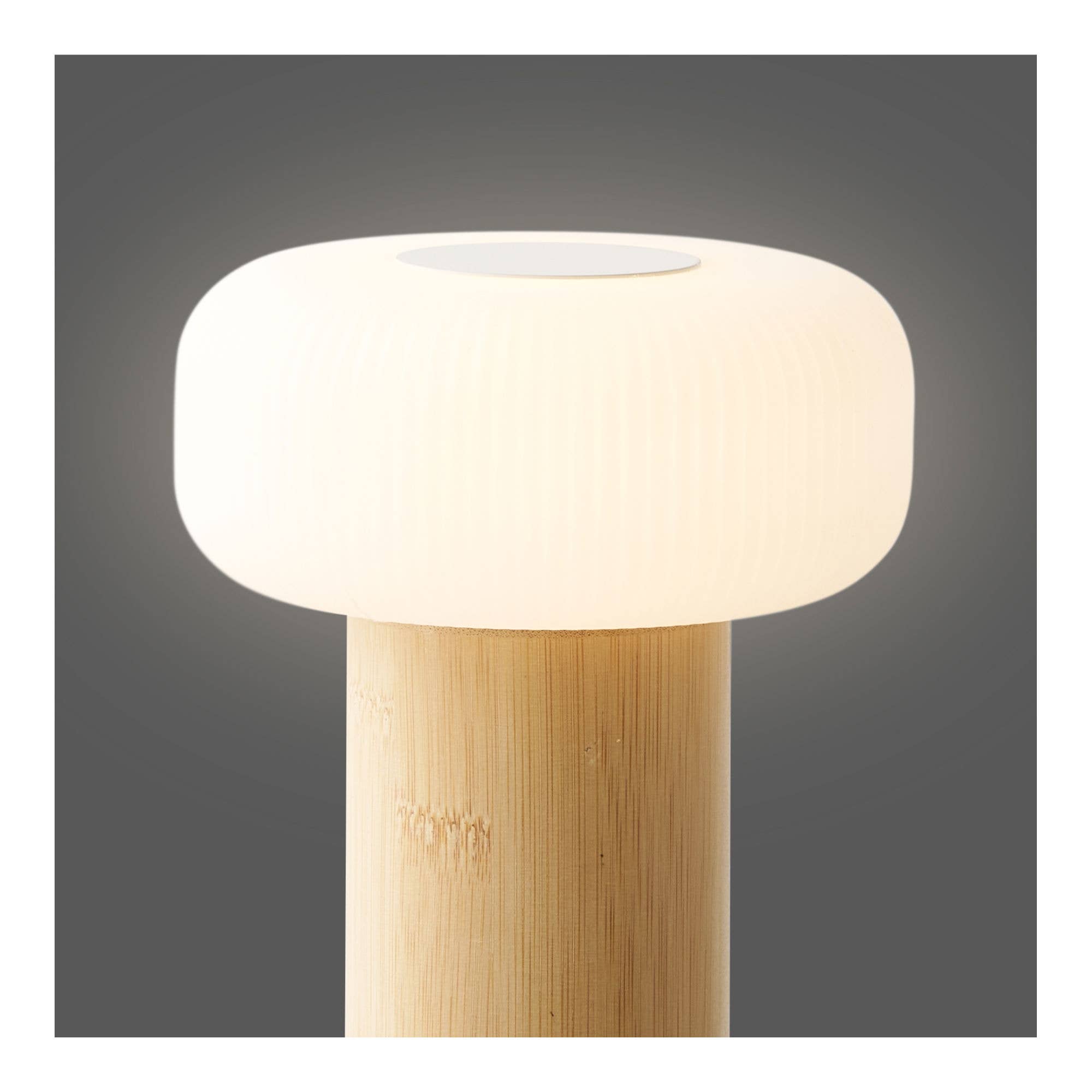 Stafford Oplaadbare Tafellamp Naturel / Wit