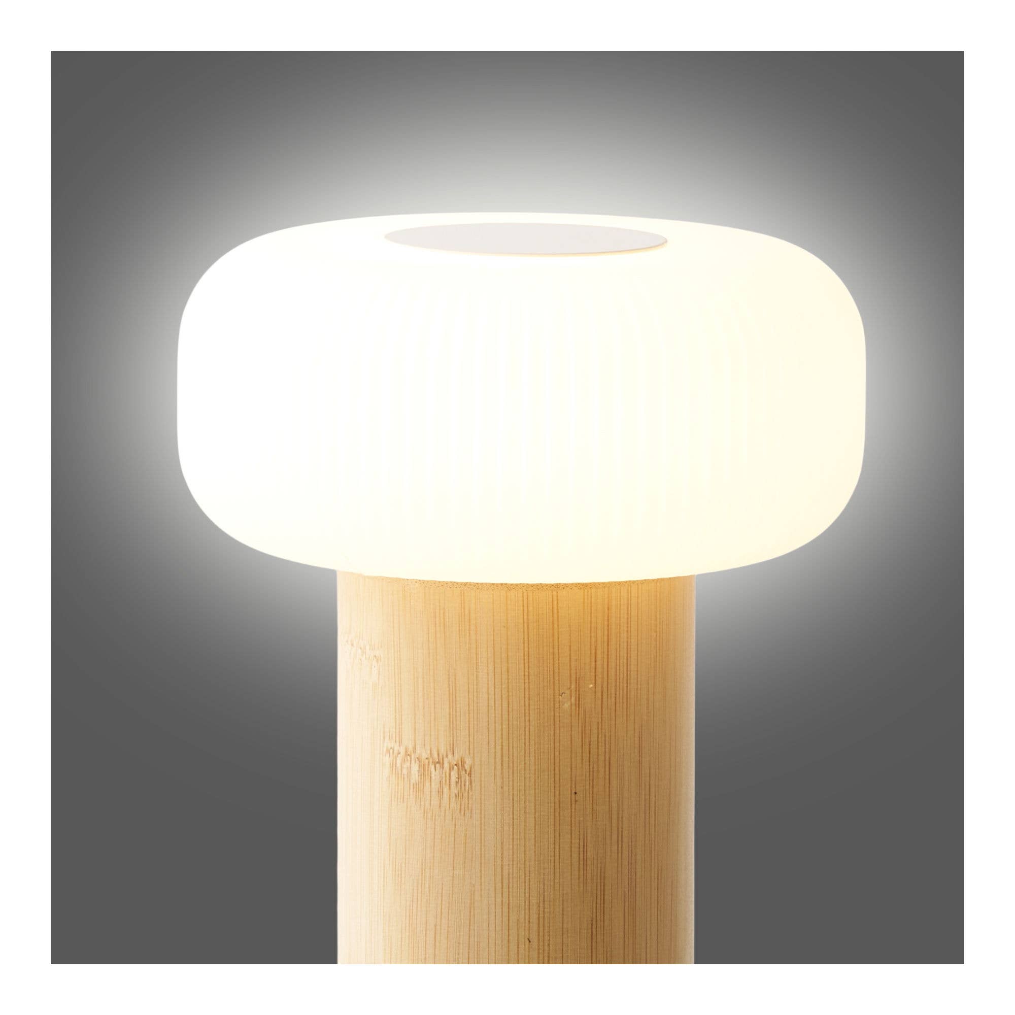 Stafford Oplaadbare Tafellamp Naturel / Wit