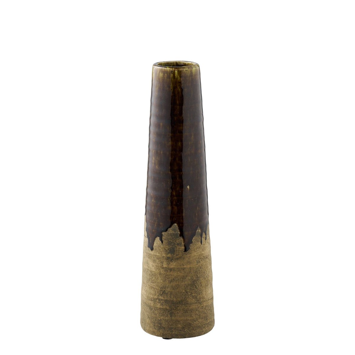Keramieken Vaas Bruin Ø11 × 39 cm
