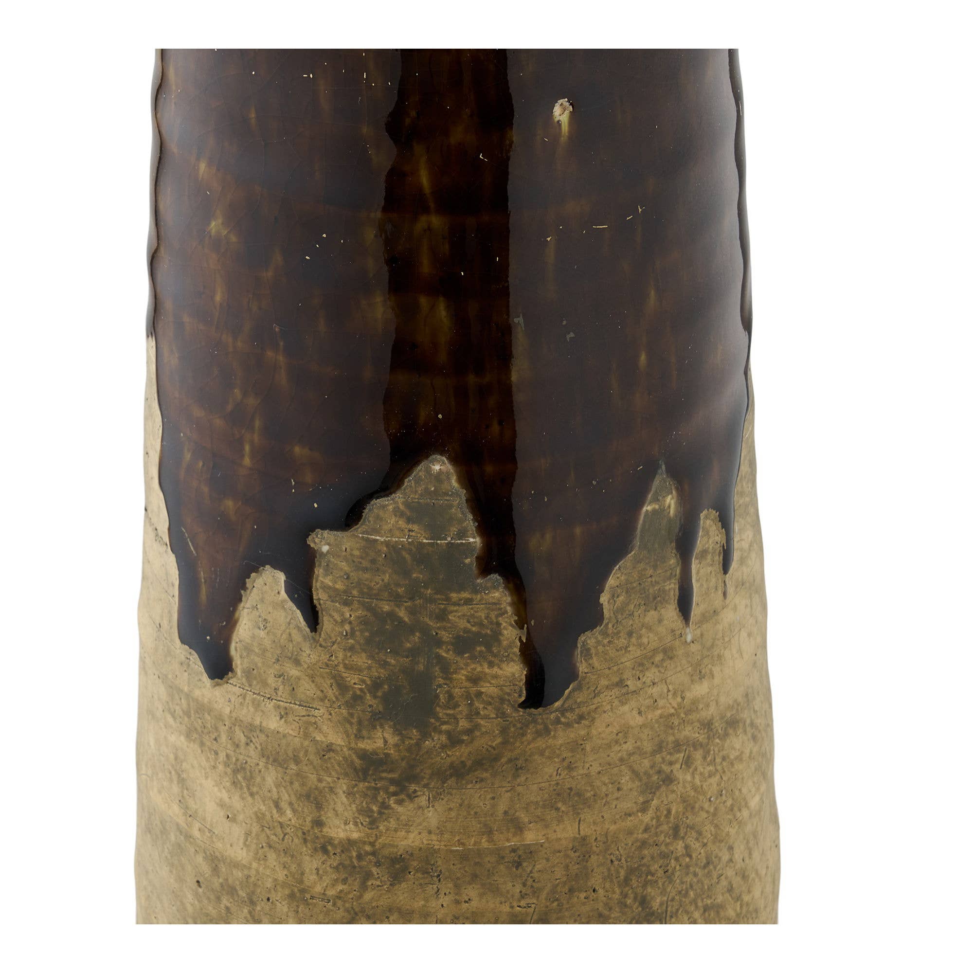 Keramieken Vaas Bruin Ø11 × 39 cm