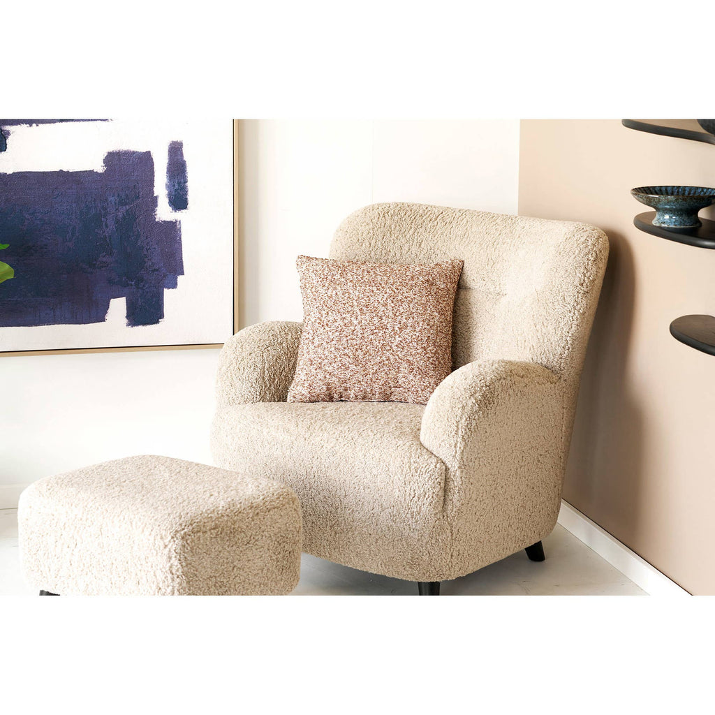 Lamu Sierkussenhoes Bruin Beige 45x45 cm