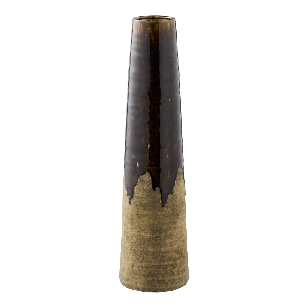 Keramieken Vaas Bruin Ø12,5 × 48 cm