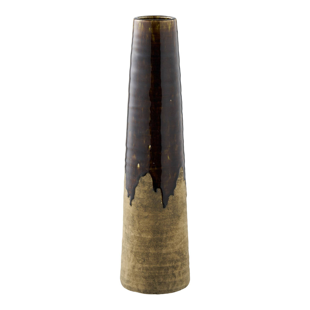 Keramieken Vaas Bruin Ø12,5 × 48 cm