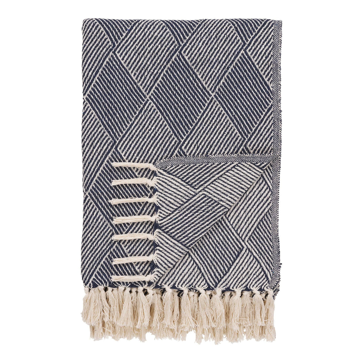 Izmir Plaid – Blauwe Woondeken 130x180 cm