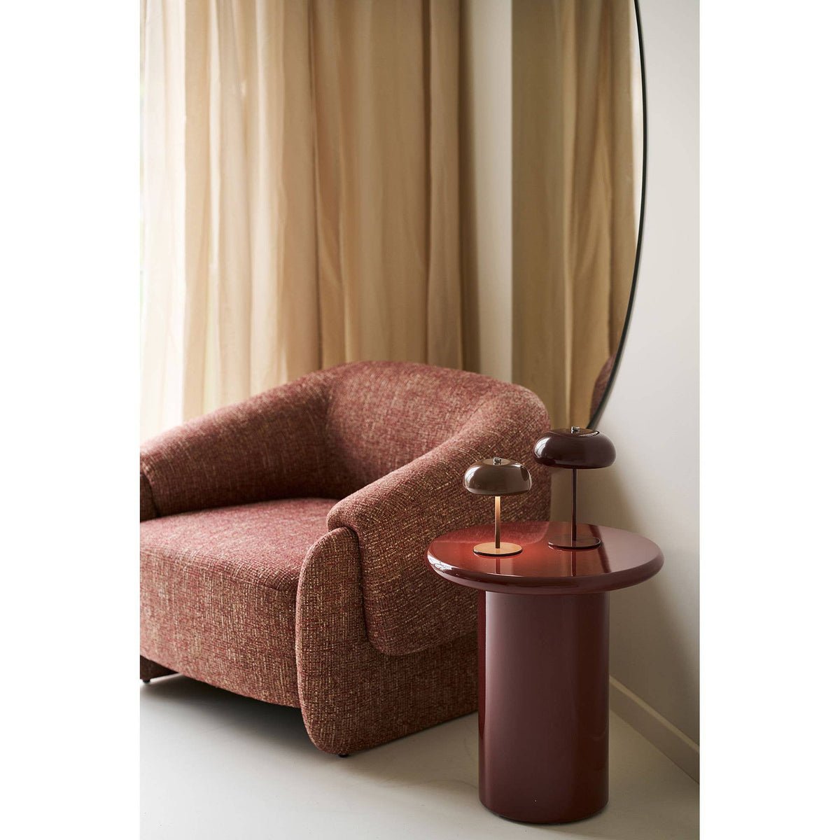 Margate Tafellamp Bordeaux Ø16 cm