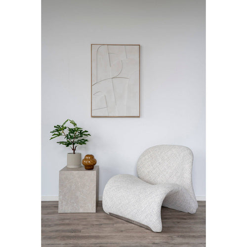 Glazen Vaas Bruin Ø16,5 × 17 cm